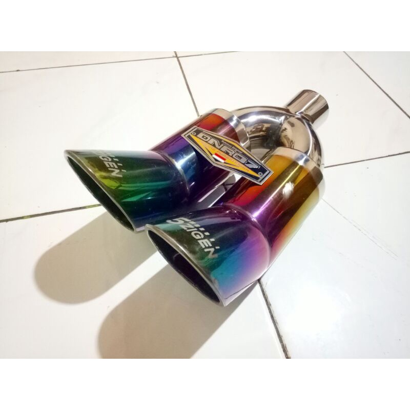 Knalpot Racing 5Zigen Bass Stereo Mobil Jazz Agya Avanza Civic Pickup Brio Yaris