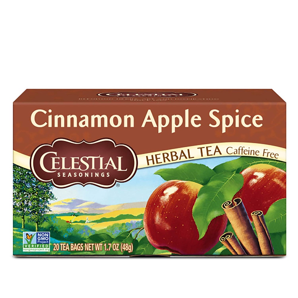 

Celestial Seasonings Cinnamon Apple Spice Herbal Tea 20 x 2.4 Gram