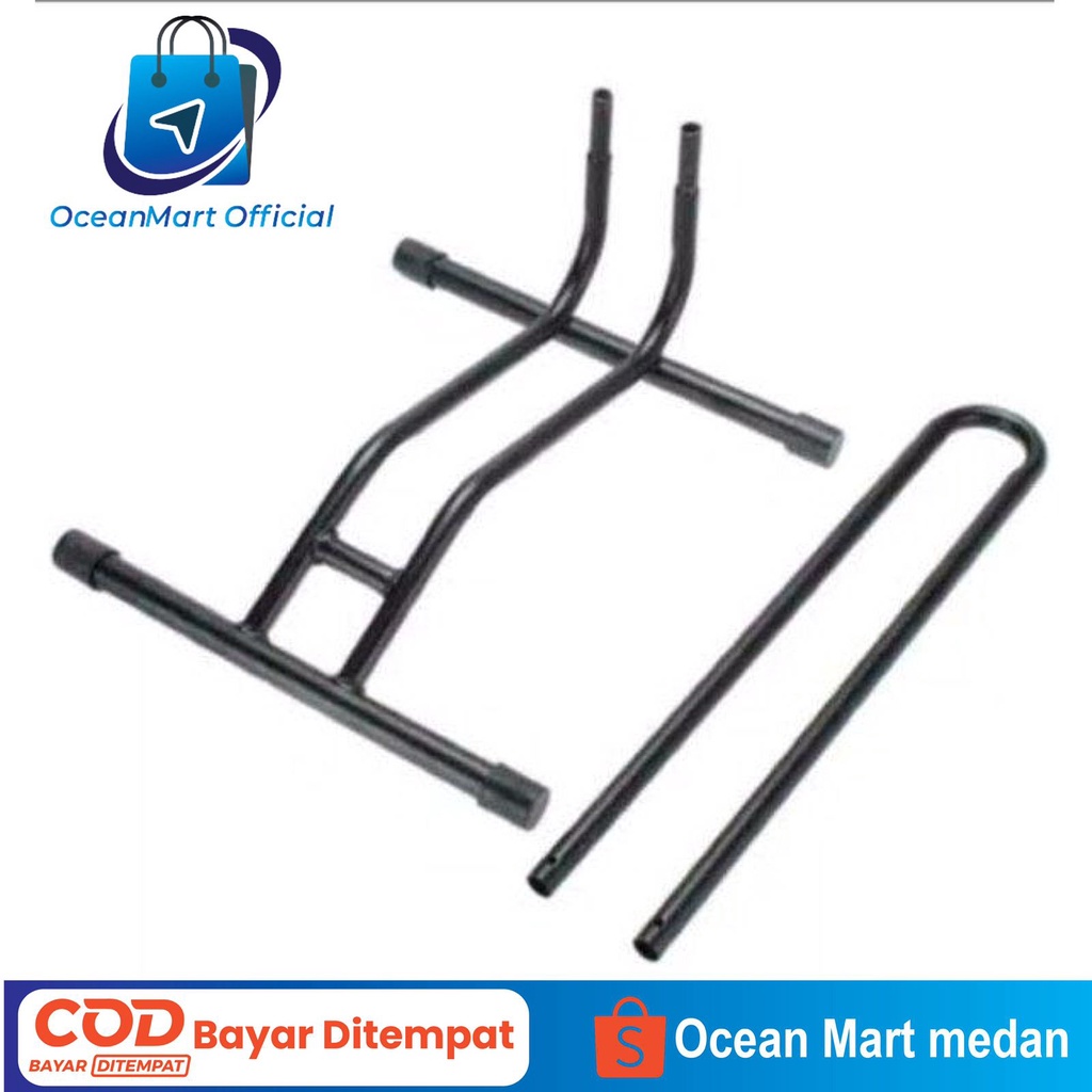 Paddock Sepeda Universal Standar Pedok Model L Black/Hitam MTB Roadbike Aksesoris Sepeda OCEAN MART OCEANMART