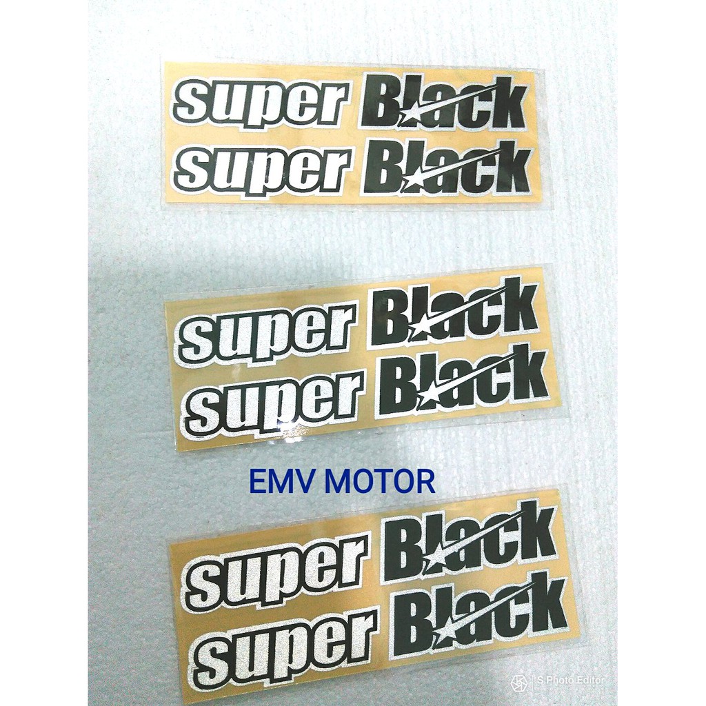 

Am- STIKER SUPER BLACK ISI 2 NYALA