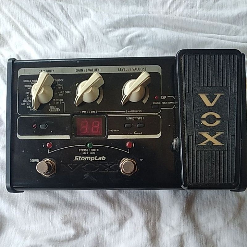 efek guitar vox stomplab IIG