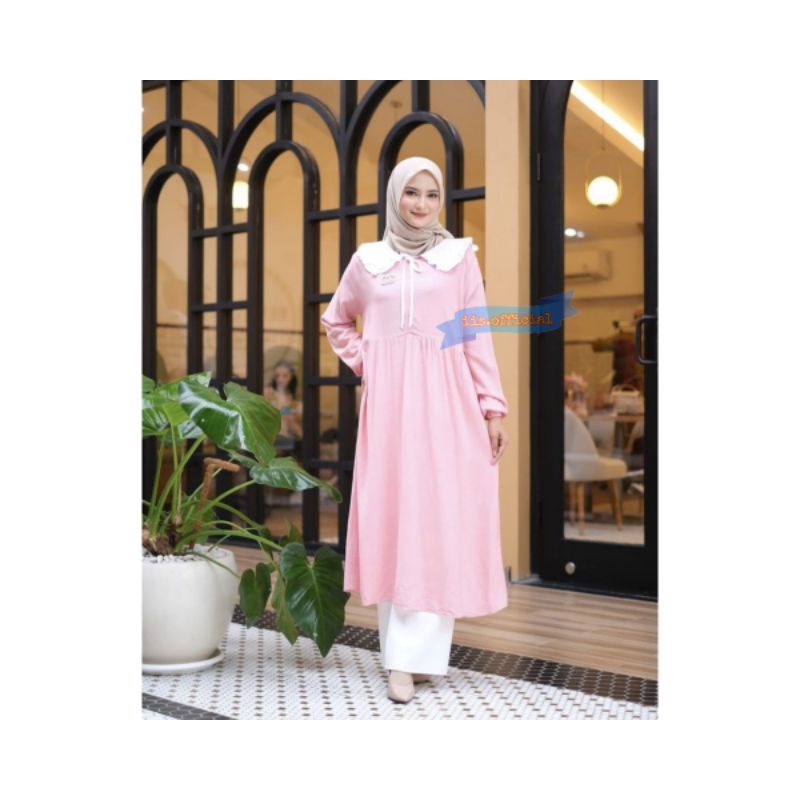 ROSA LONG TUNIK / TUNIK HIJABERS / TUNIK MUSLIMAH / ATASAN TUNIK / TUNIK MODIS / TUNIK KEKINIAN / TU
