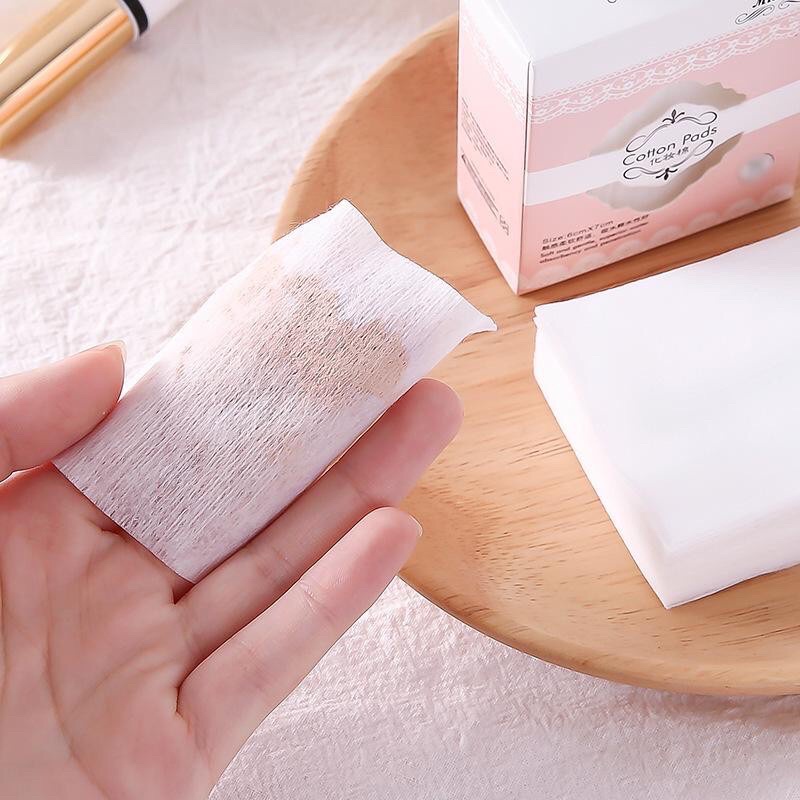 [isi 100pcs] KAPAS WAJAH facial cotton tipis pembersih wajah/ make up masker pembersih