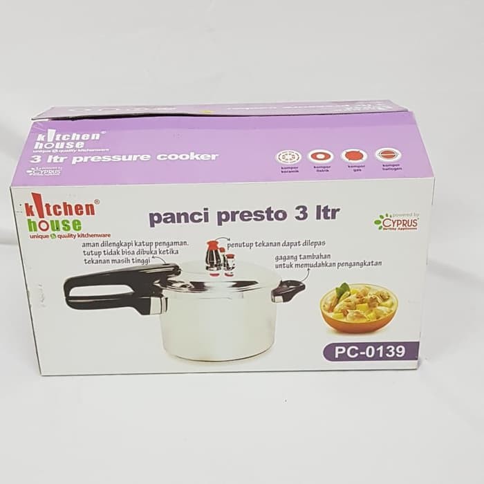 Cyprus PC-0139 Panci Presto 3 L / 3 Liter