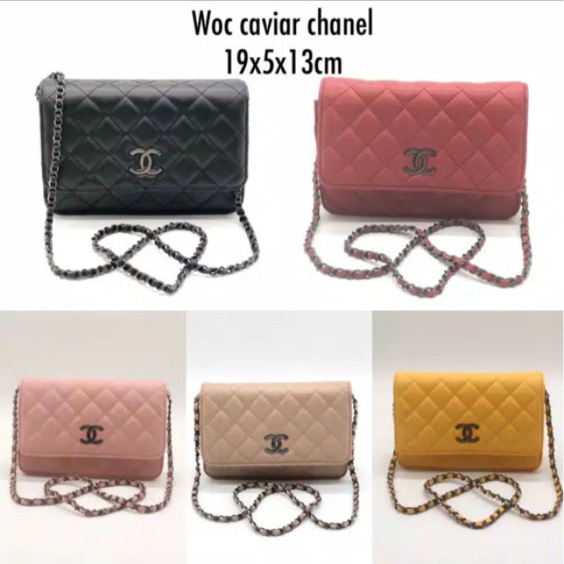 Tas chanel mini caviar murah