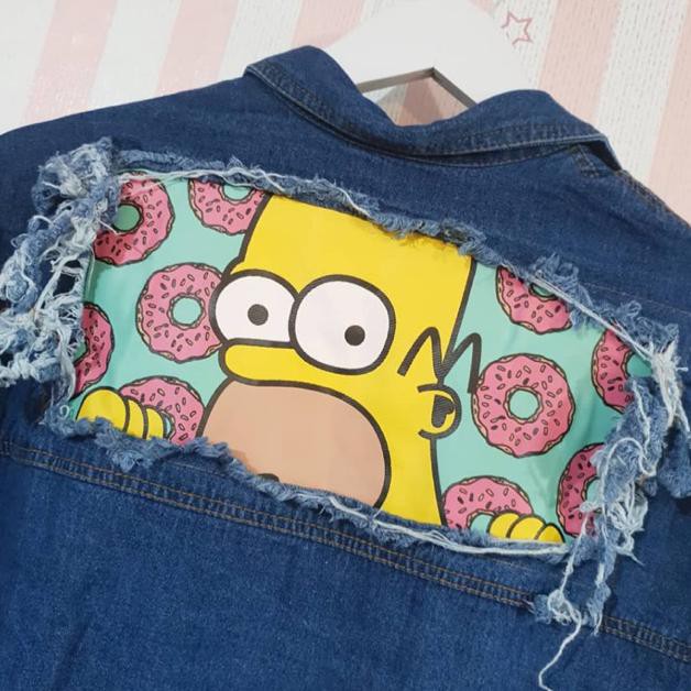 Simpson Oversize Ripped Jacket