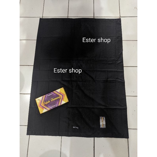 Sarung Gajah gunung hitam polos pabrik dutatex