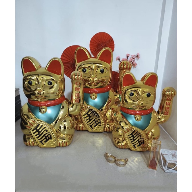 KUCING HOKI | KUCING REJEKI | KUCING GOYANG | KUCING MAS | PATUNG KUCING | PAJANGAN KUCING JUMBO BES