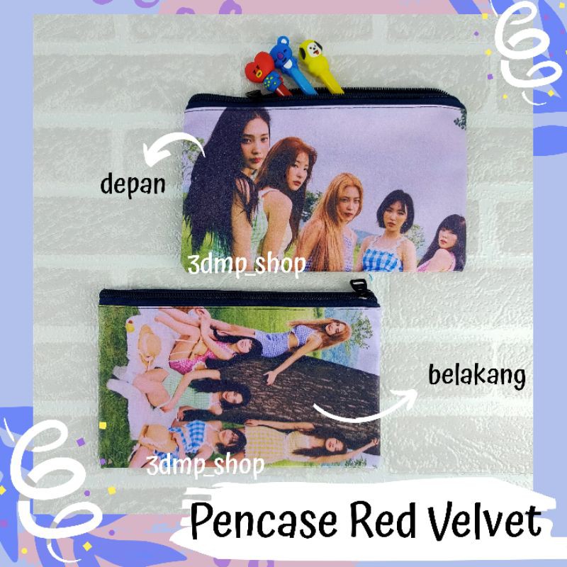 

Pencase Tempat Kotak Pensil Red velvet