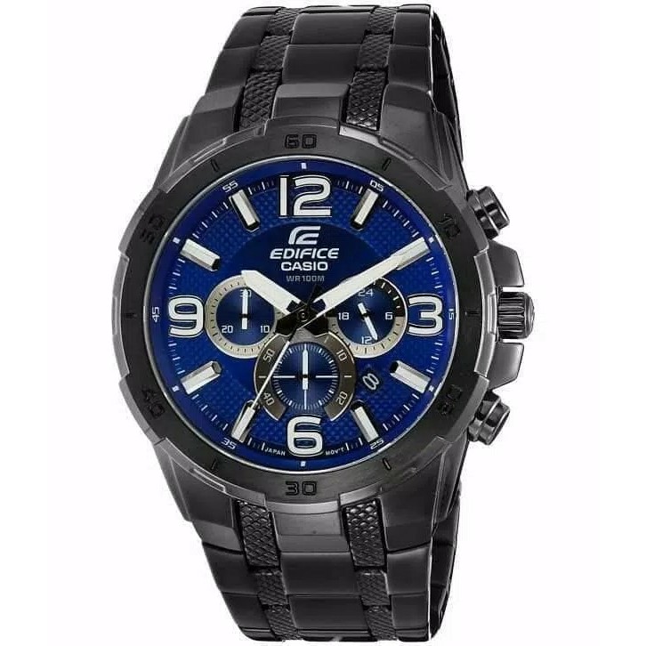 Jam Tangan Pria Casio Edifice Chronograph EFR-538BK-2A Original