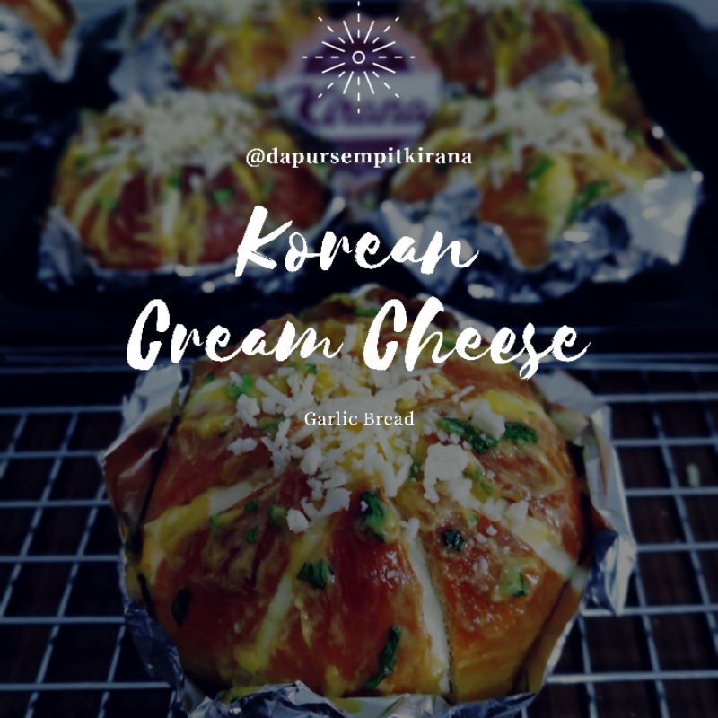 

korean cream cheese garlic bread