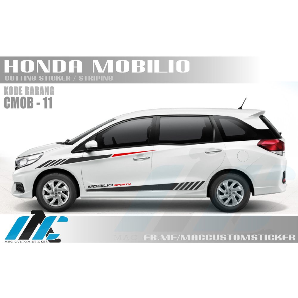 PROMO CUTTING STICKER MOBILIO STIKER STRIPING HONDA MOBILIO CMOB 11 Shopee Indonesia