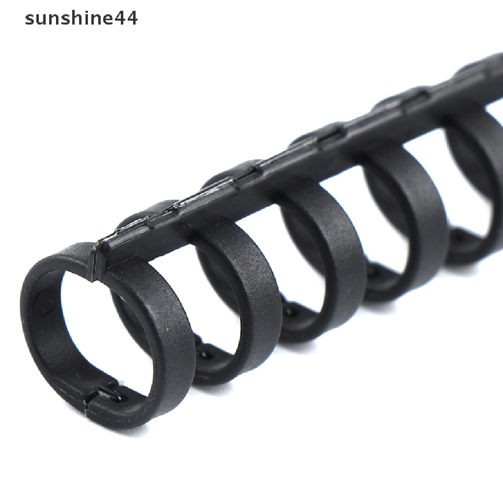 Sunshine Ring Spiral 30 Lubang Bahan Plastik Untuk Kertas A4 A5 A6