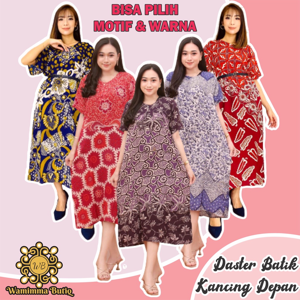 Daster Batik Murah Baju Tidur Batik Murah Adem Nyaman Daster Batik Pekalongan Daster Yukensi-4