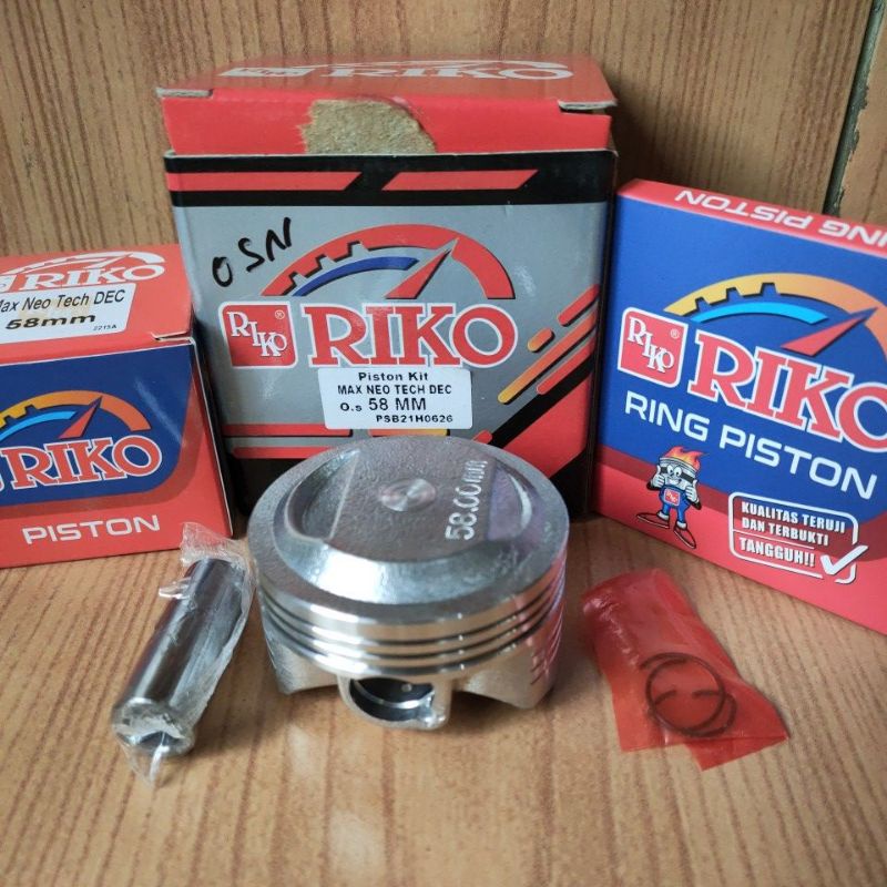 Seher/piston kit mio/nouvo,uk 57 sampai 59 pin 15,by riko vietnam-1