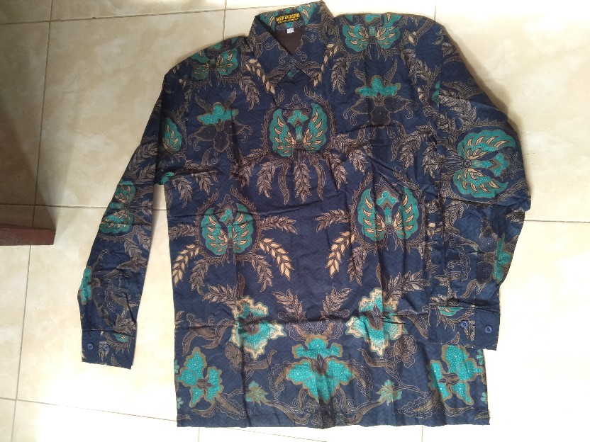 Kemeja Batik Prabu Bahan Katun Baturaden Reguler Fit A103