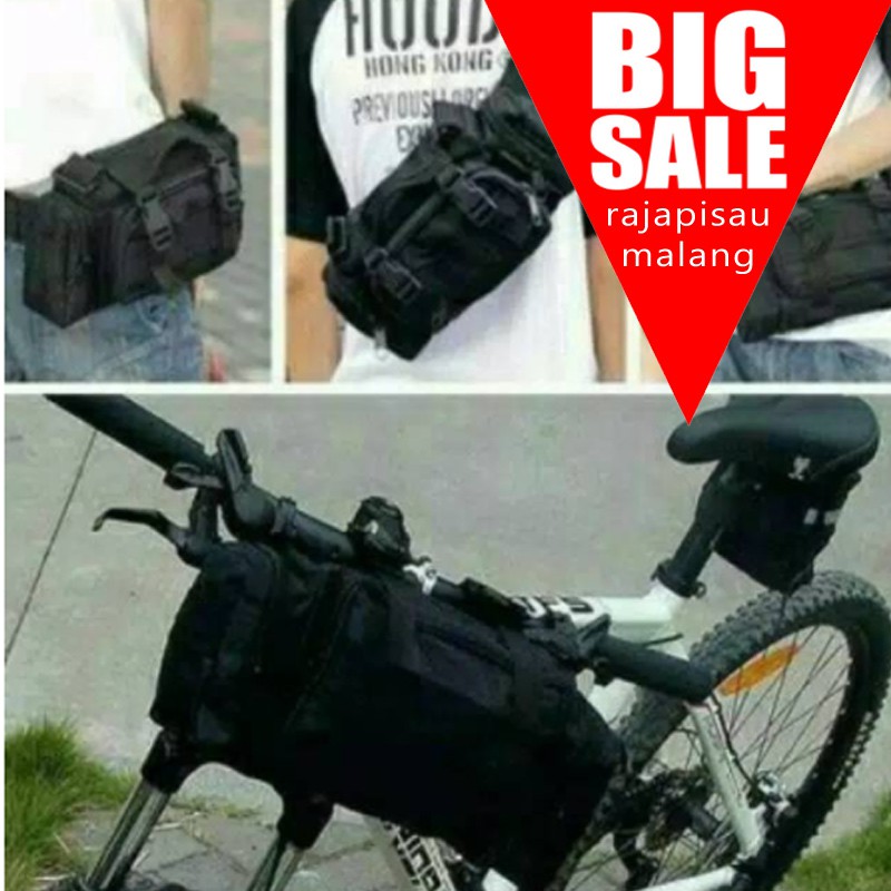 Tas tactical selempang multipungsi tas sepedah LENGKAP