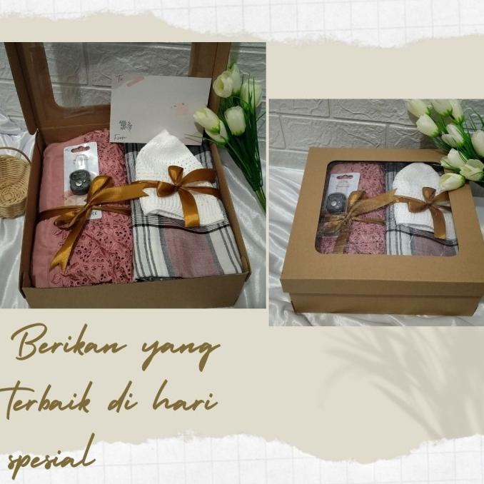 gift box hampers kado ultah wedding mukena premium