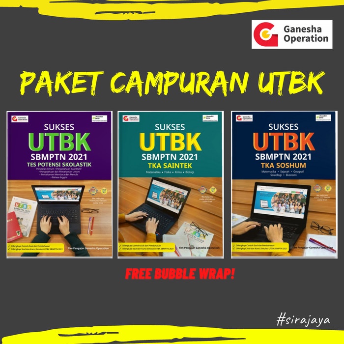 TERBARU PAKET BUKU UTBK 2021 KELOMPOK UJIAN CAMPURAN  ASLI BIMBEL GO