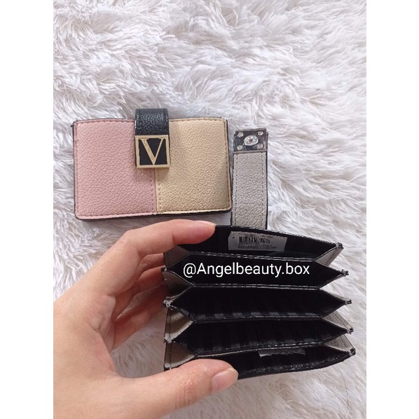 VICTORIA'S SECRET CARD HOLDER &amp; KEYCHAIN ORIGINAL 100%