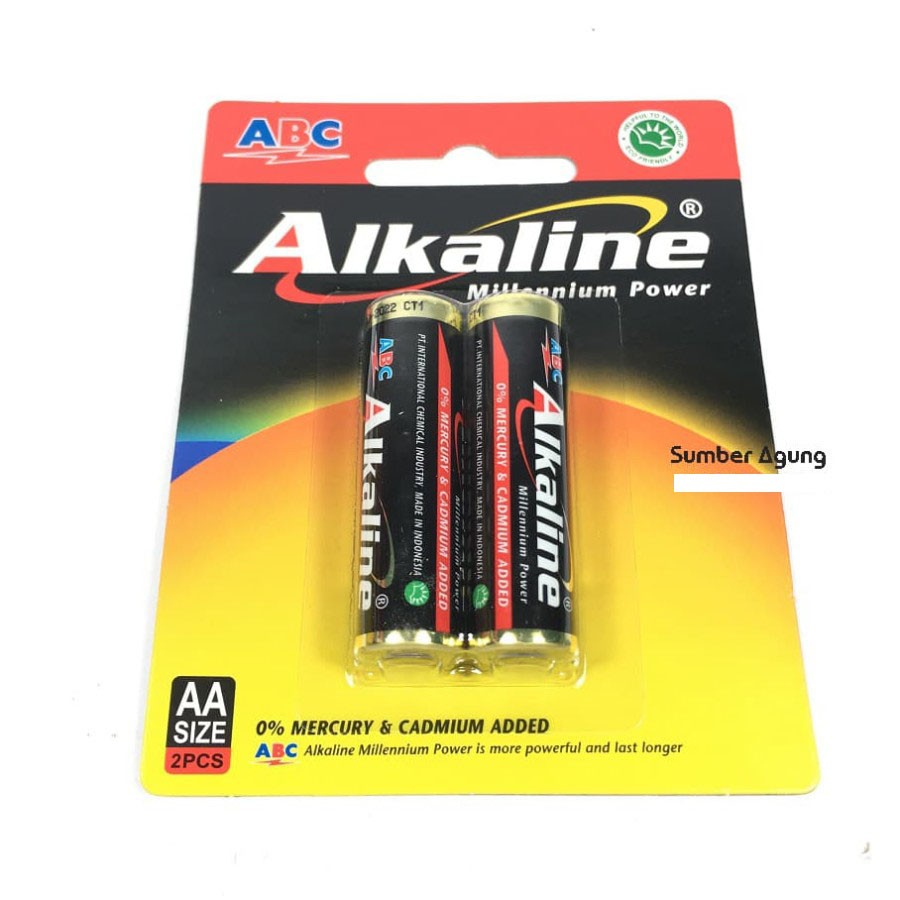 Baterai Alkaline AA A2 Batu ABC Satu Set isi 2pcs