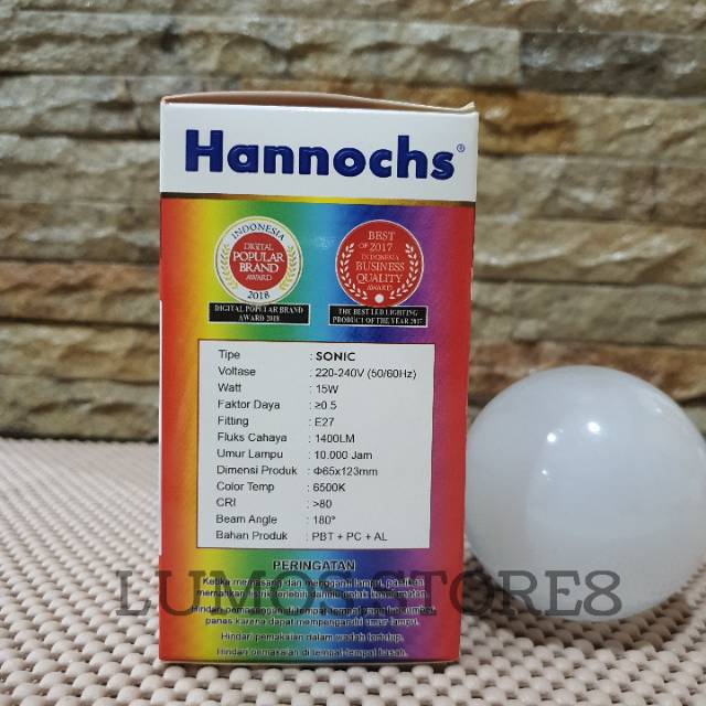 Lampu LED Hannochs 15 Watt SONIC