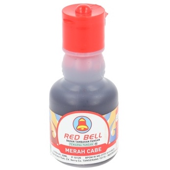 

Red Bell Pewarna Pangan Merah Cabe 30ml RedBell Pewarna Makanan