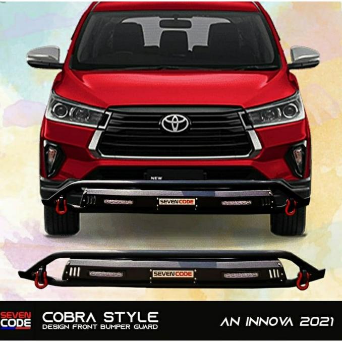 Front Bumper Guard SEVENCODE New Innova Reborn 2021 Towing Depan Cobra