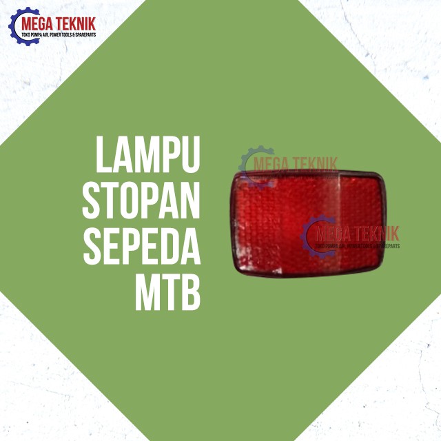 Lampu Reflektor Sepeda Samping MTB Stop Lamp Sein Mata Kucing Onthel Ontel Gowes