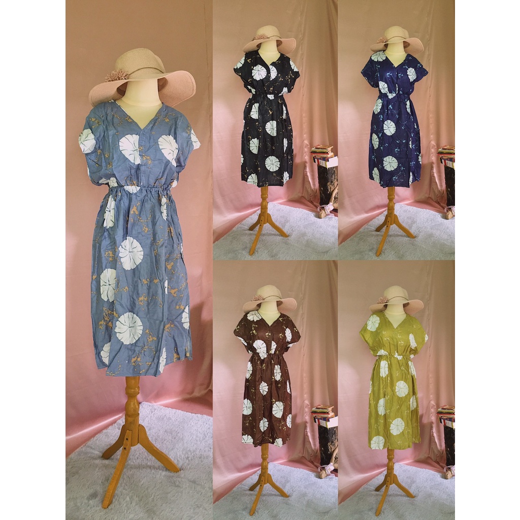 DASTER KIMONO MIDI KARET PINGGANG