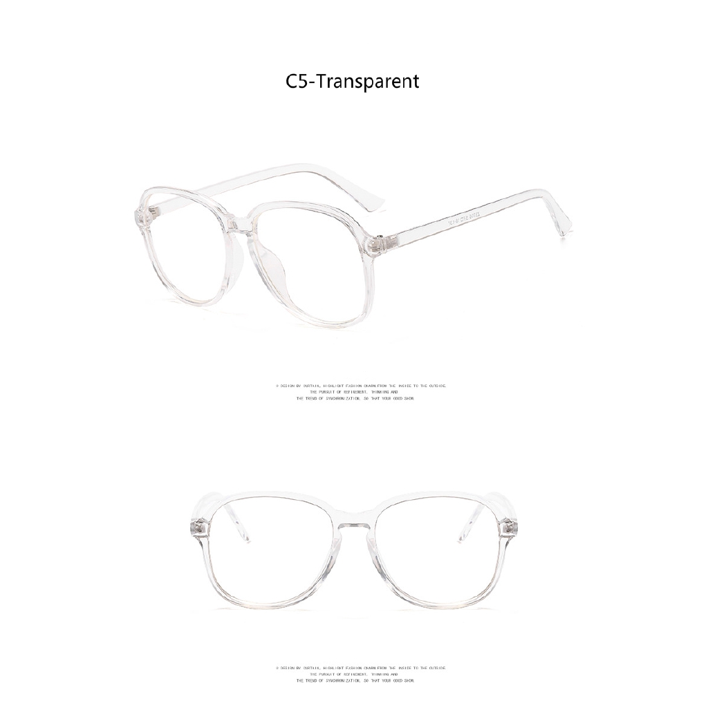 Fashionable metal hinge retro all-match literary men and women glasses