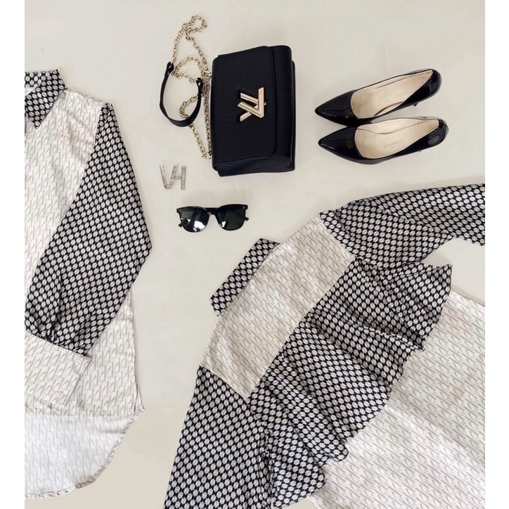 Pre Order Vanilla Hijab Monogram shirt