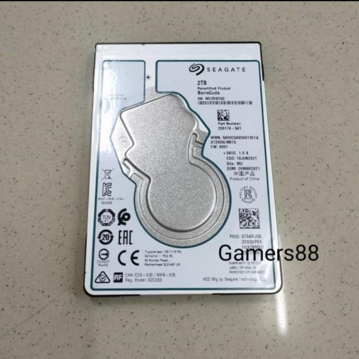 Hardisk Seagate 2Tb Internal Laptop 2.5" Hdd Notebook