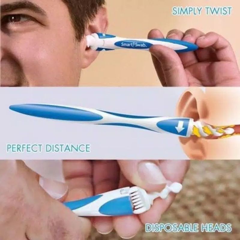 Pembersih Telinga Smart Swab Easy Earwax Ear Cleaner Korek Kuping Ears Pick Kebersihan