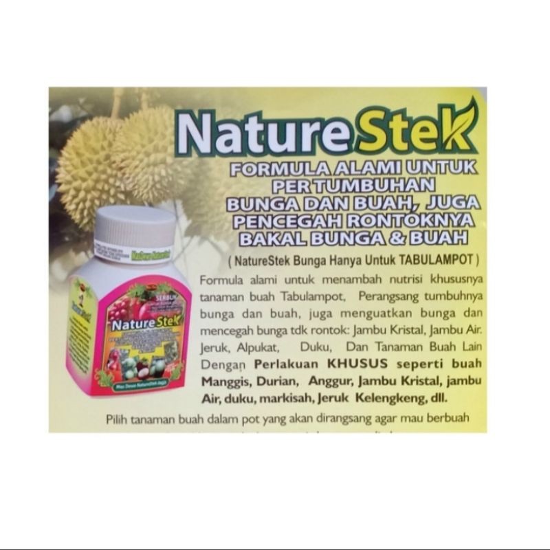 Paket Bundling Nature Stek Akar 100GR Dan Nature Stek Buah 100GR