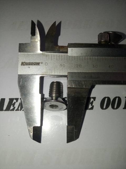 Verseng L M8 X 25(2.5cm) stainless 304