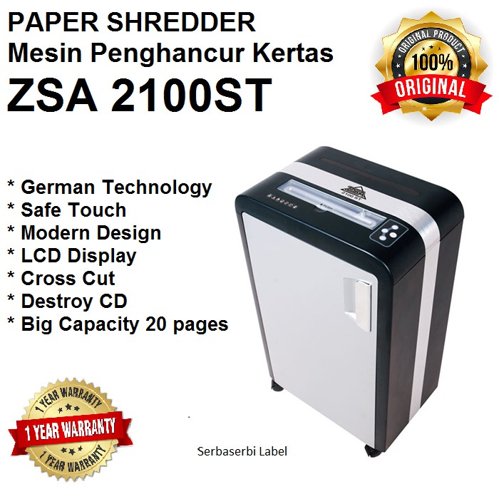 Jual Zsa St Mesin Penghancur Kertas Zsa St Paper Shredder Zsa St Shopee Indonesia