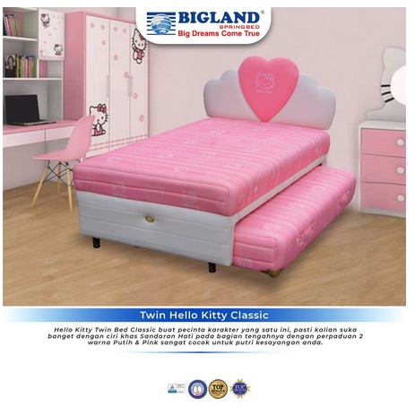 BIGLAND SPRINGBED TWIN HELLOKITTY CLASSIC