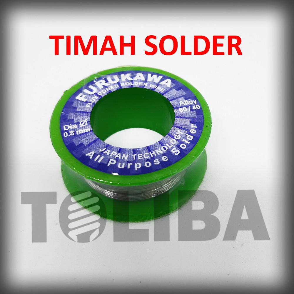 Timah Solder ( Diameter 0,8mm ) 10 Meter