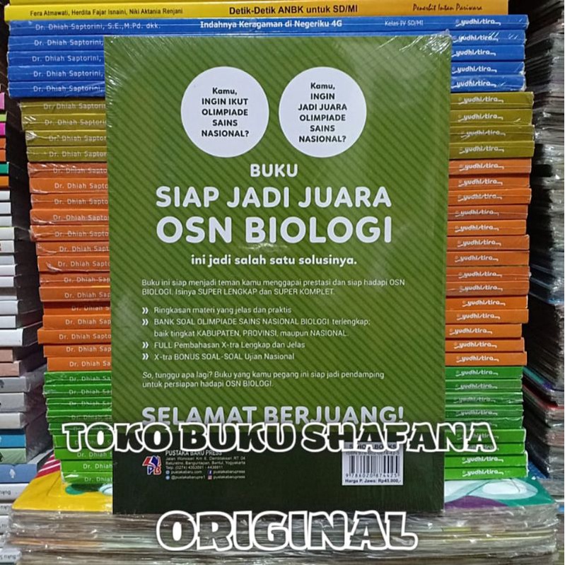 Buku OSN BIOLOGI SMP : Kumpulan Soal Siap jadi Juara Terlengkap Pustaka Baru Press