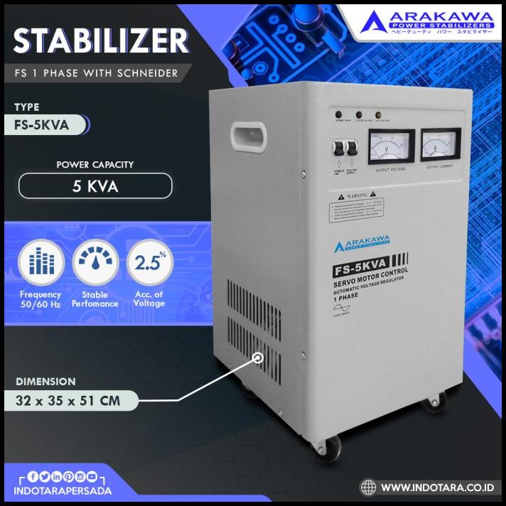 Stabilizer Arakawa Fs 1 Phase Fs-5Kva