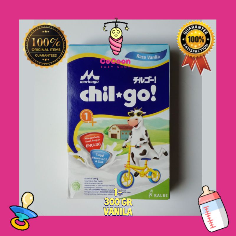 Susu Formula Bayi Morinaga Chil Go 1 Plus 1-3 tahun 300 gr Vanila