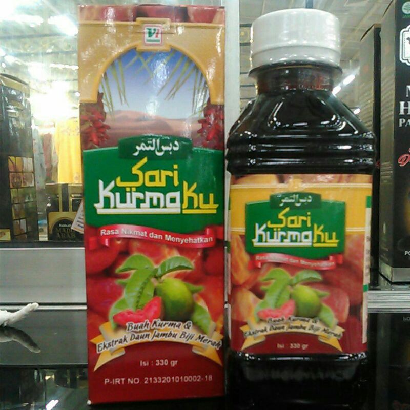 

SARI KURMAKU DENGAN BUAH KURMA & EKSTRAK DAUN JAMBU BIJI MERAH