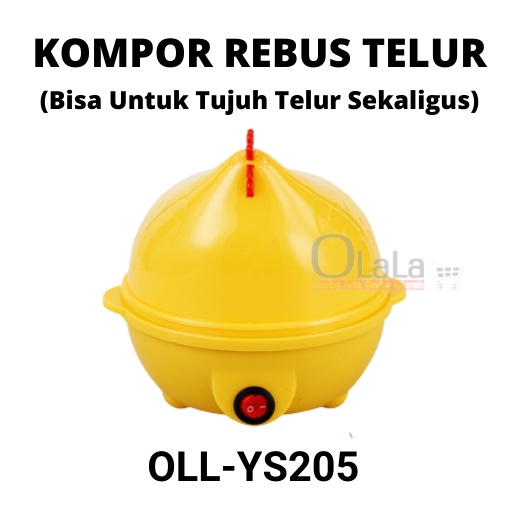 Steamer Telur Electric Egg Cooker Boiler Alat Rebus Telur Elektrik Motif Ayam OLL-YS205