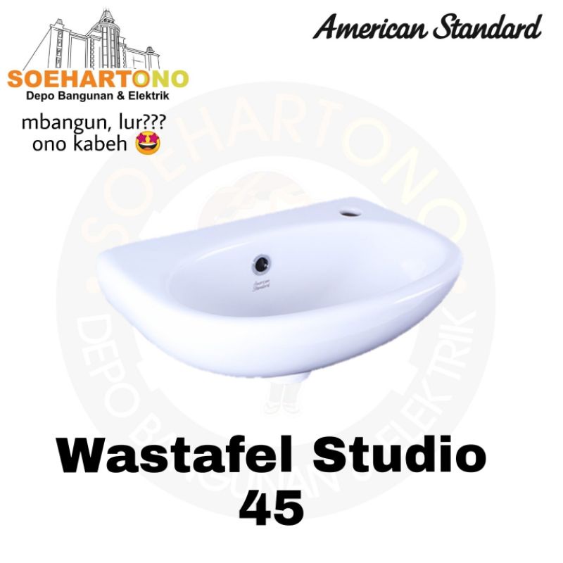 American Standard Wastafel Cuci Tangan Studio 45 White