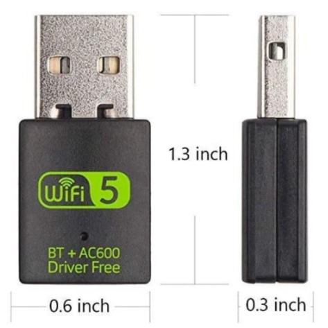 USB Wifi Dual Band Wireless 2.4Ghz 5Ghz Include Bluetooth 2 in 1 Combo