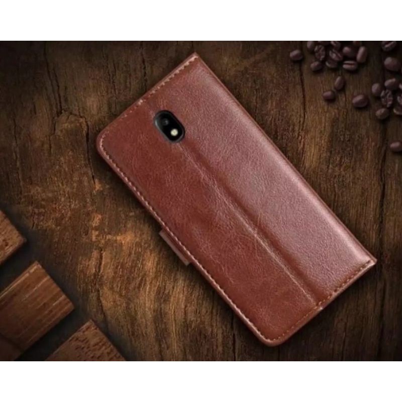 Leather Flip Case Wallet Samsung J7/J7 Core/J7 Pro/J7 Plus New Leather Case Dompet Premium