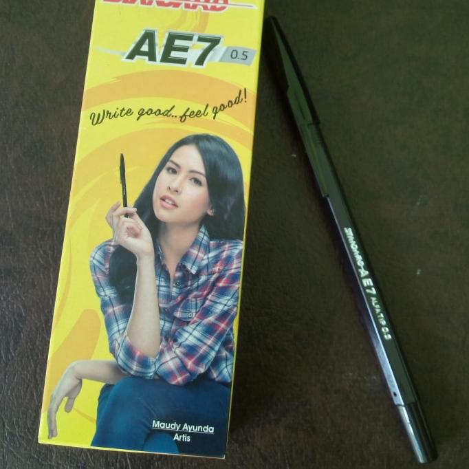 

@#@#@#] pulpen bolpoint standard AE7 warna hitam