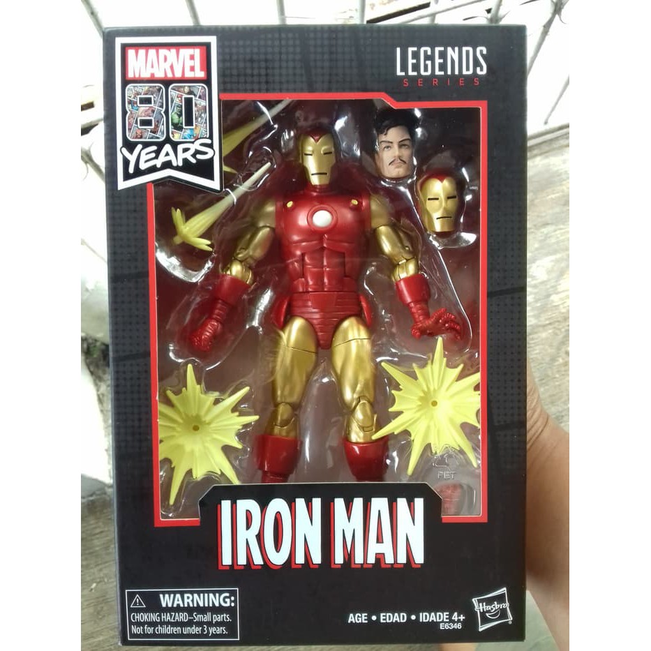 marvel legends iron man 80th anniversary