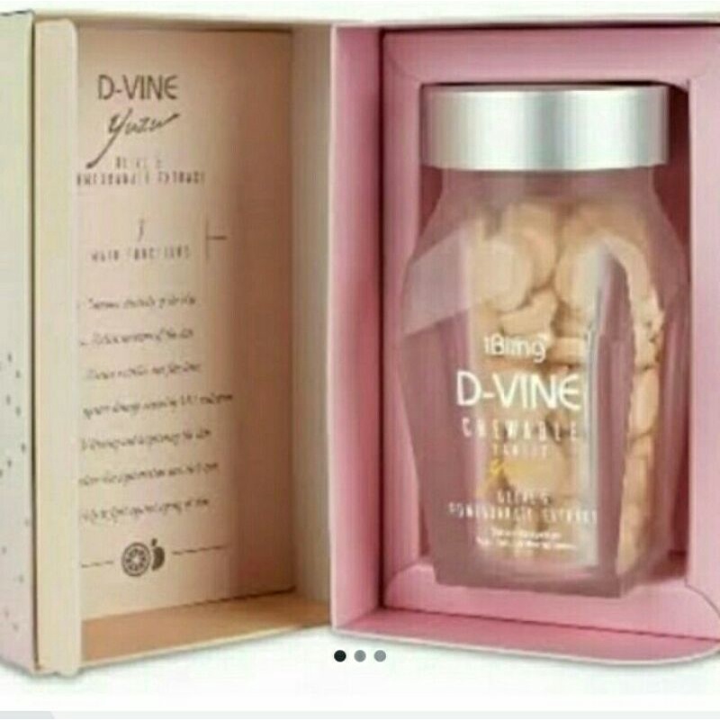 D-VINE Dvine Collagen Candy pemutih badan Asli Original 20 butir